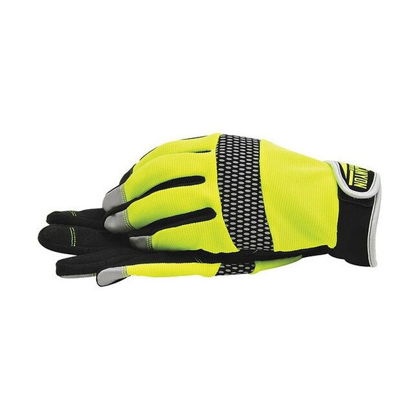 Blackcanyon Outfitters Gloves,Synthetc Leather Palm,Hi Vsblty,L BHG623L