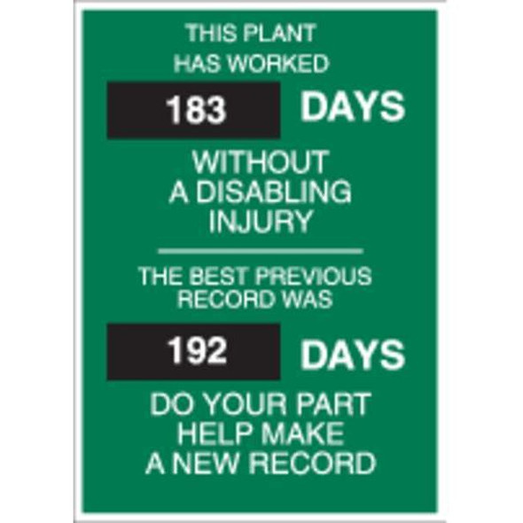 Brady Scoreboard,28 in x 20 in,Green 49111
