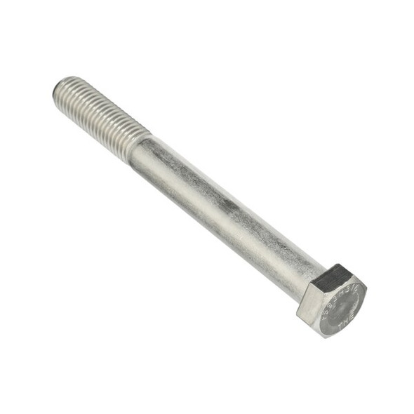 316, 3/4"-10 Hex Head Cap Screw, Plain Stainless Steel, 7 in L, 5 PK