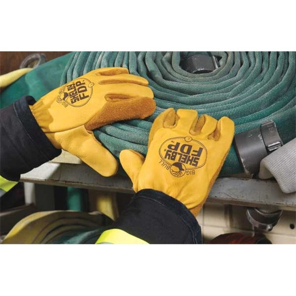 Shelby Firefighters Gloves,Jumbo,Lthr,PR 5282G J