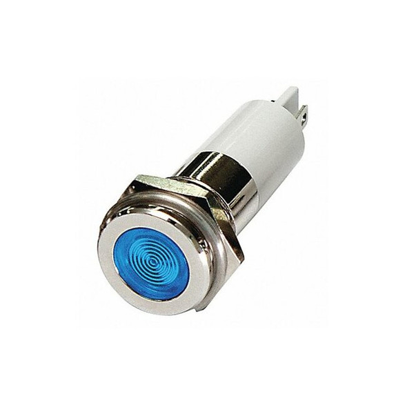 Manufacturer Varies Flat Indicator Light,Blue,12VDC 24M130