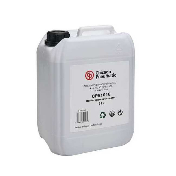 Chicago Pneumatic Lubricant, 1.32 gal, Bottle, Mineral Base, Yellow 8940176599