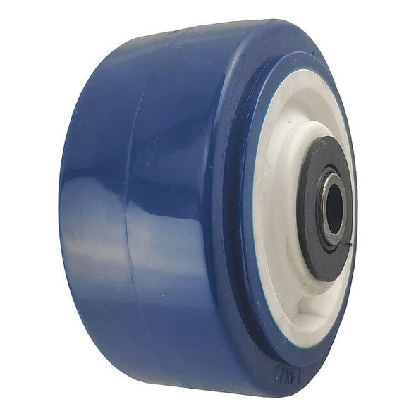 Manufacturer Varies Caster Wheel, 600 lb., 4 D x 2 In., Wheel Color: Blue 2RZC2