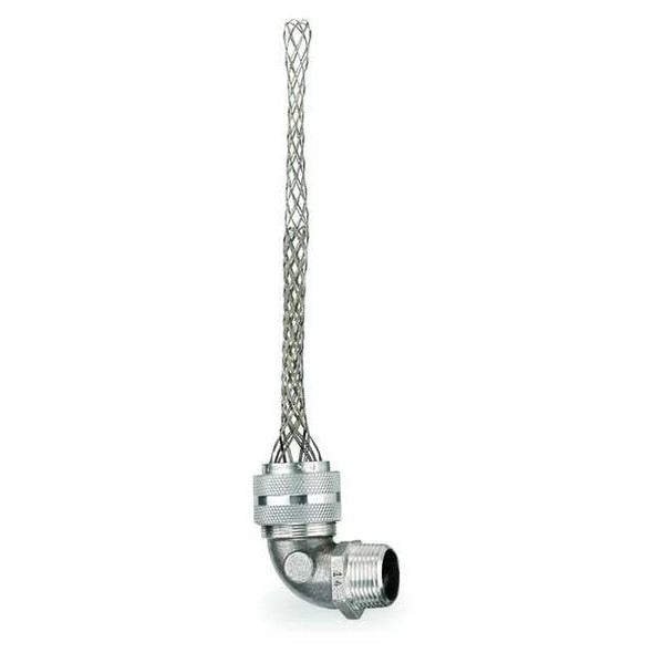 Hubbell Wiring Device-Kellems Connector,Alum,L - Strain Relief 6.25in 07401091