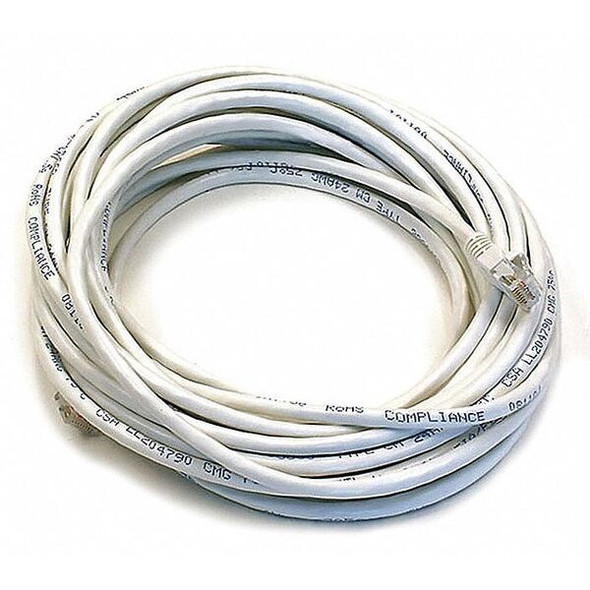 Monoprice Ethernet Cable,Cat 5e,White,25 ft. 142