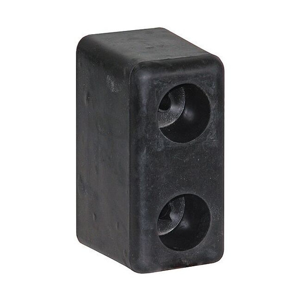 Buyers Products Molded Rubber Bumper - 3 x 3-1/2 x 6 Inch Tall - Set of 2 B5500