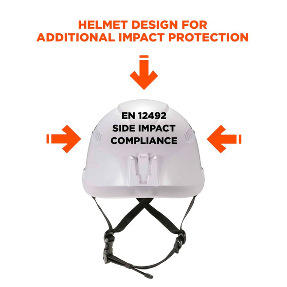 Ergodyne White Class C Safety Helmet 8975