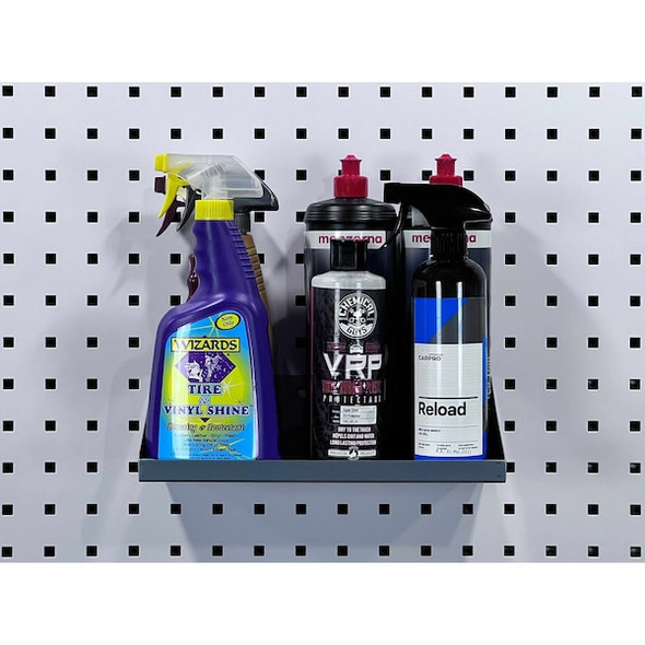 Triton Products 12 In. W x 6 In. D Silver Epoxy Coated Steel Shelf for LocBoard 56126-SLV