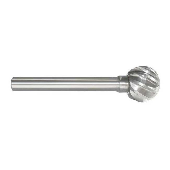 Manufacturer Varies Carbide Bur,Ball Shape,3/4 In,1/4 Shank 310-003005