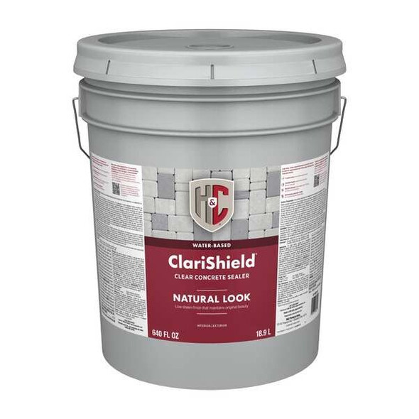 H&c Sealer, Pail, Clear, 100 to 150 sq ft/gal Coverage 50.100215-20