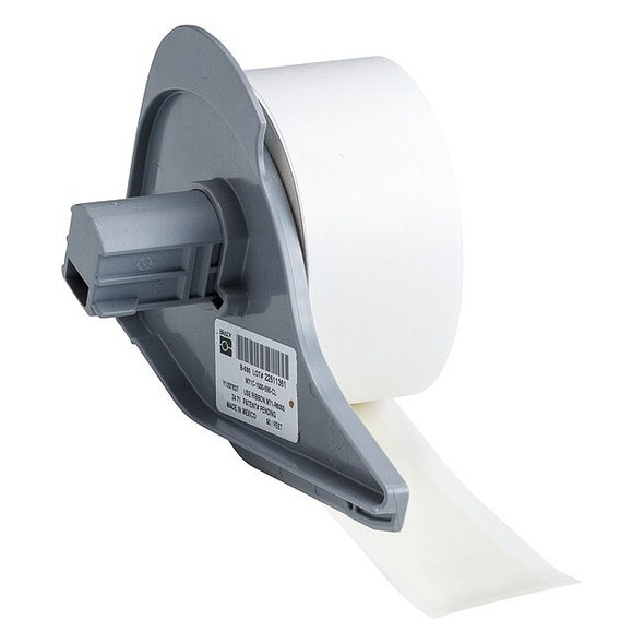Brady ContinuousLabelStock,Clear,Gloss,1inW M7C-1000-595-CL