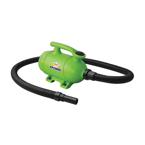 B-2 Pro at Home Pet Grooming Dog Force Hair Dryer and Vacuum - Green