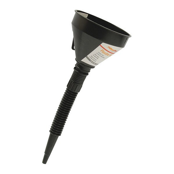 Roadpro Heavy-Duty Plastic Funnel,w/Flexible SST-80169
