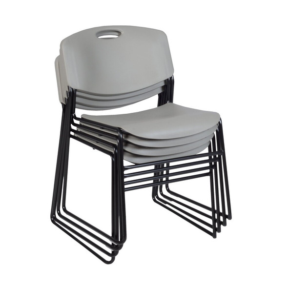 Kee Square Table & Chair Set, Wood, Metal, Polypropylene Top  TB4848PLBPBK44GY