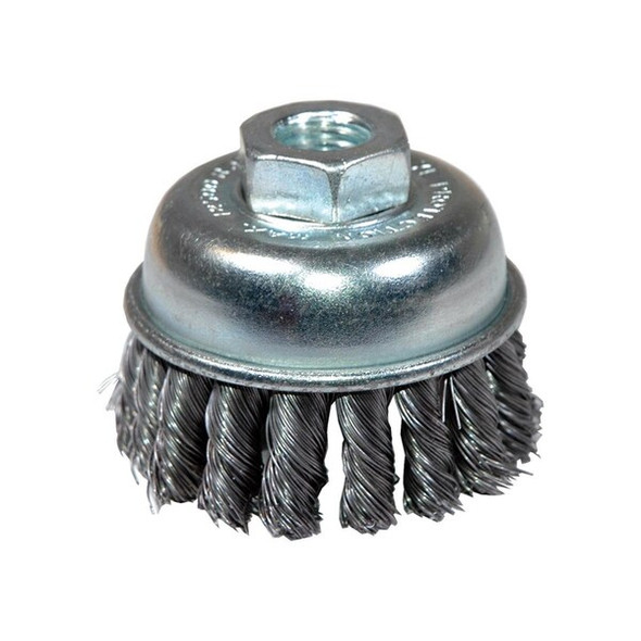 K-Tool International X-Coarse Knotted End Wire Cup Brush,2-3/ KTI79220 K-Tool International X-Coarse Knotted End Wire Cup Brush,2-3/ KTI79220