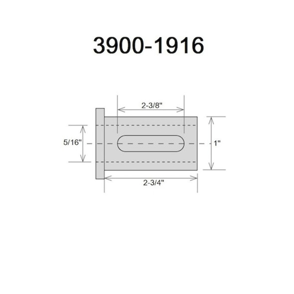 Hhip 1" OD -5-16" ID  C Type Tool Holder Bushing 3900-1916