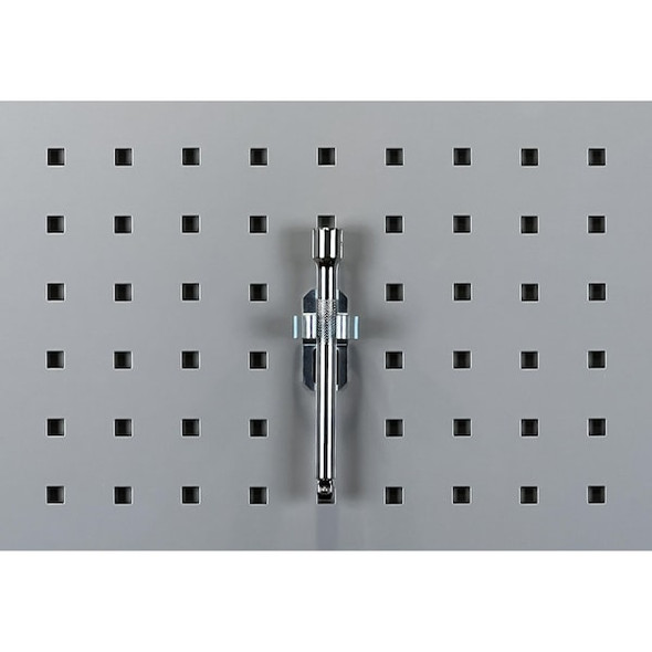 Triton Products 1/4 In. to 1/2 In. Hold Range Steel Standard Spring Clip for LocBoard, PK5 53205