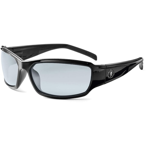 Ergodyne THOR, Safety Glasses, Uncoated, Indoor/Outdoor Lens, Black Frame, Full-Frame THOR