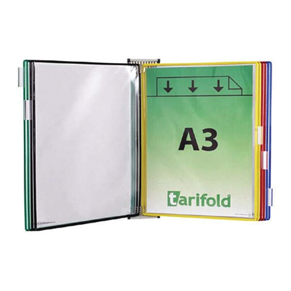 Tarifold Document Wall Display Unit,10 Assorted U W291A3 Tarifold Document Wall Display Unit,10 Assorted U W291A3