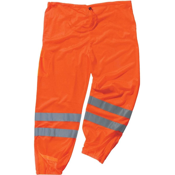 Ergodyne 2XL/3XL Class E Hi-Vis Pants, Orange 8910