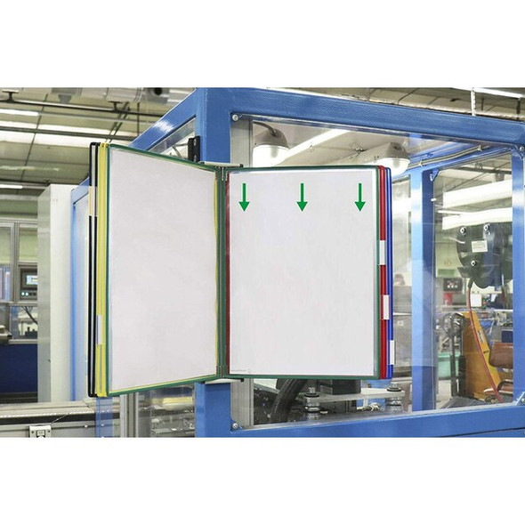 Tarifold Wall Unit,10 Pockets Asst,Landscape W291B