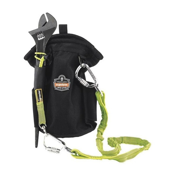 Ergodyne Canvas, Topped Parts Pouch, Black, Water Resistant Canvas 5528