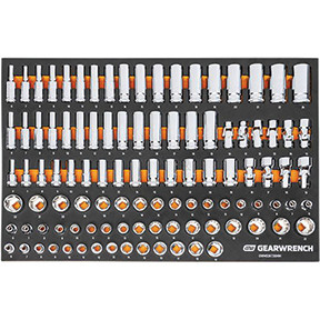 104 Pc. 3/8” Drive Master Metric Socket Set in Foam Storage Tray GWMSSKT38MM