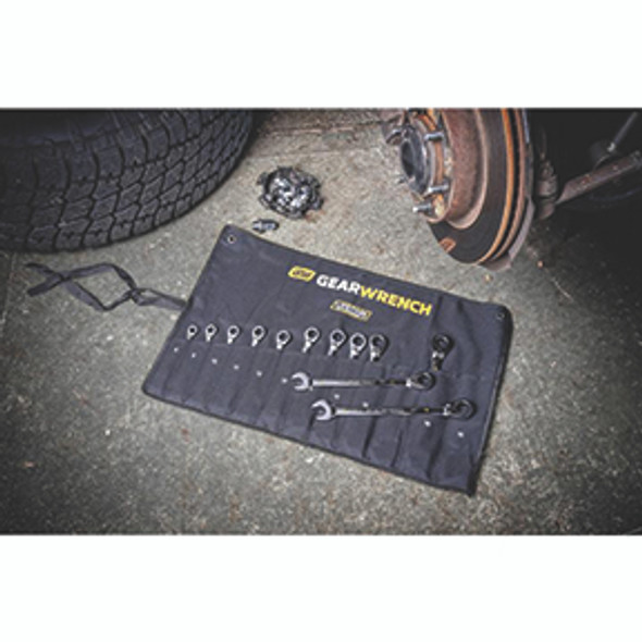 12 PC METRIC WR RAT REV 90T SET  8 -19MM ROLL 86628