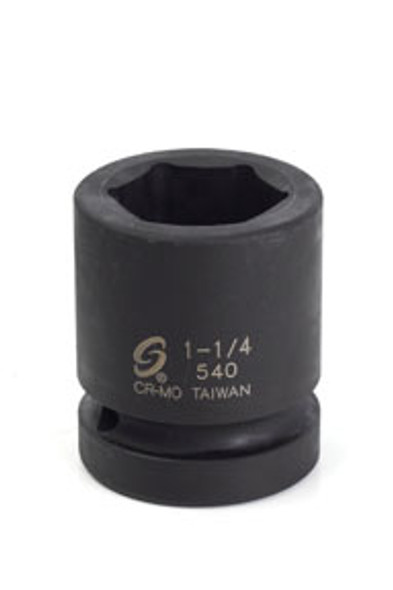 1" Dr Impact Std 6 Point Socket, 1-1/4" 540