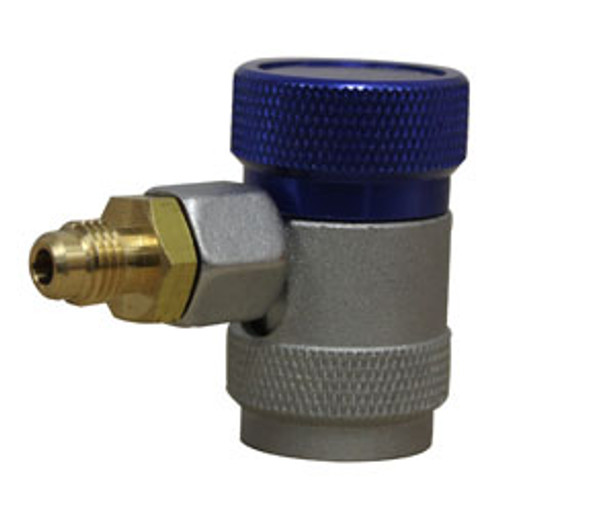 Low Side Manual R134a Safety Lock Coupler, 1/4" FL-M x 16MM 82934-SL-E