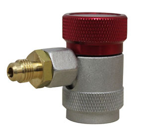 High Side Manual R134a Safety Lock Coupler, 1/4" FL-M x 16MM 82834-SL-E