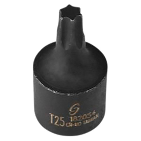 1/4" Dr Internal Star Impact Socket, T25 1820S4 1/4" Dr Internal Star Impact Socket, T25 1820S4