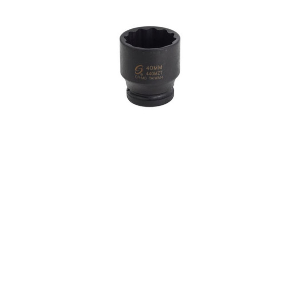 3/4" Drive, 12 Pt.Thin Wall Impact Socket,  40mm 440MZT