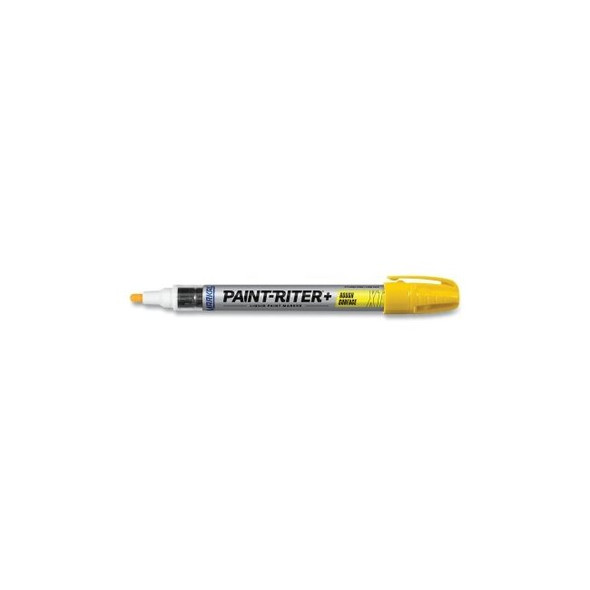 Paint-Riter+ Rough Surface Liquid Paint Marker, Yellow, 1/8 in, Broad 97251