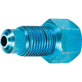 3/8"-24 Inverted Female to M10 x M1.0 Bubble Male Adapter BR505