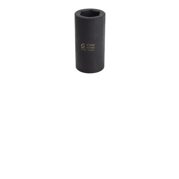 #5 Spline Drive, Metric Deep Impact Socket, 33mm 5533MD