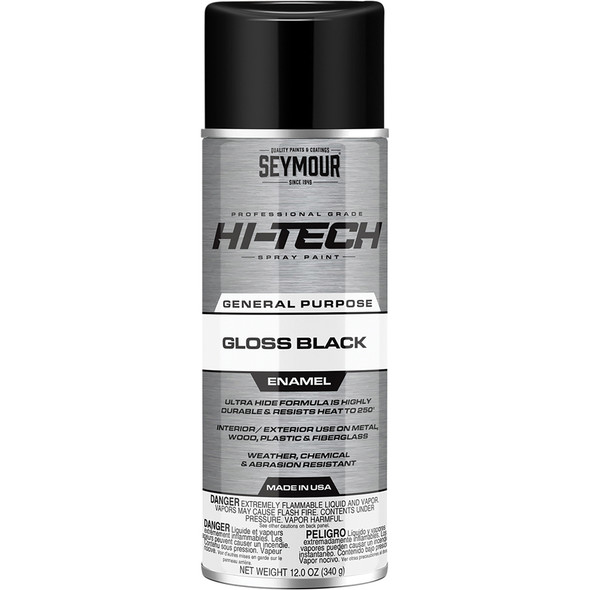 HI-TECH GENERAL PURPOSE ENAMEL GLOSS BLACK 16-115