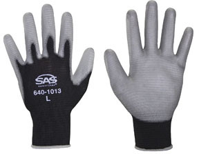 PawZ Polyurethane Coated Palm Gloves, XL 640-1024