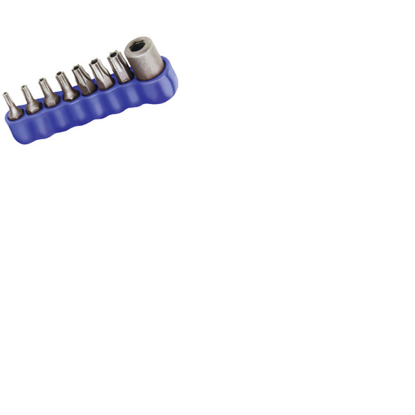8 pc. Tamper Resistant Torx Bits and Socket Holder Set 6145