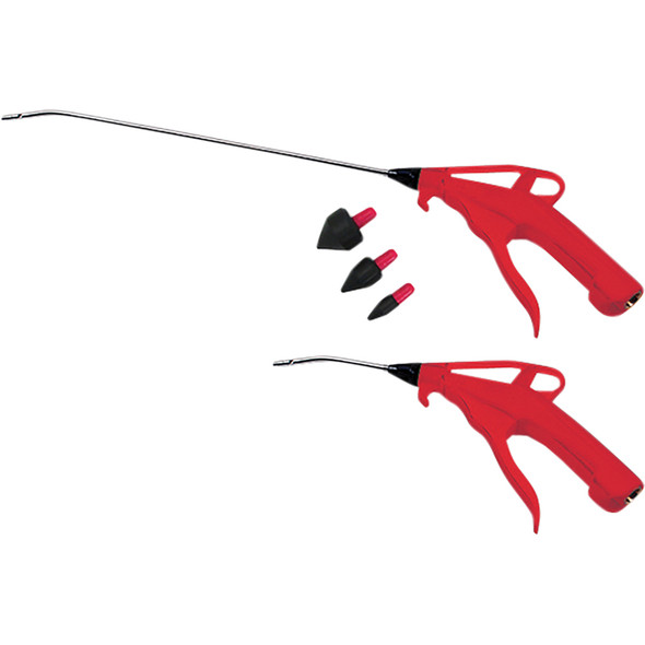 2 Pc. 4" and 13" Pistol-Grip Air Blow Gun Set with Rubber Tips 8738