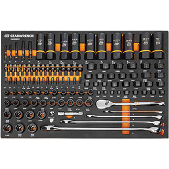 97 Piece 1/4”, 3/8”, 1/2” Drive Bolt Biter Mechanics Tool Set in Foam Storage Tray GWMSBBS02 97 Piece 1/4”, 3/8”, 1/2” Drive Bolt Biter Mechanics Tool Set in Foam Storage Tray GWMSBBS02