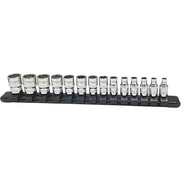 14pc 1/4" Dr Metric Spline Socket Set 99814