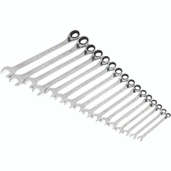 16PC METRIC WR RAT COMB REV 90T SET  8- 25MM 86629