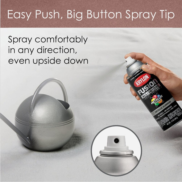 Krylon Fusion All-In-One 12 Oz. Metallic Spray Paint, Rose Gold K02700007 773642