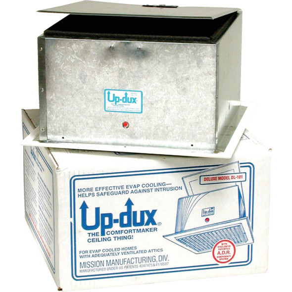 Dial Up-Dux 7-1/4 In. H Standard Height Pre-Assembled Ceiling Vent 7610