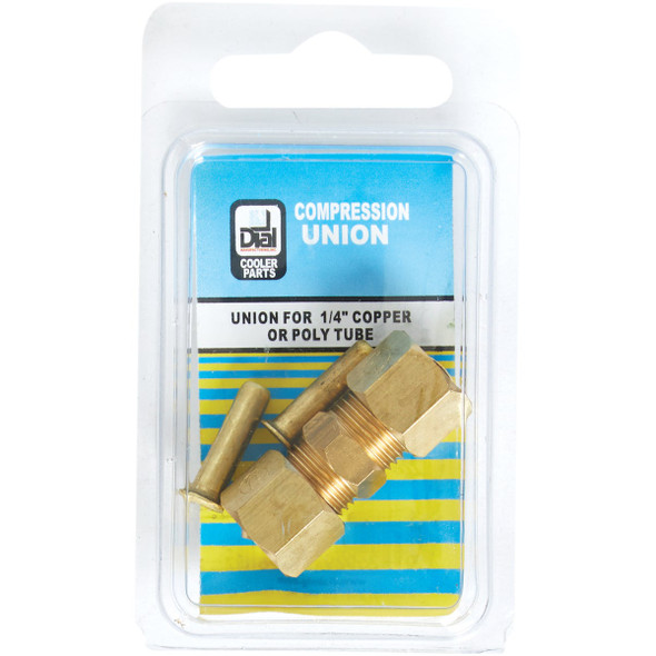 Dial 1/4 In. Brass Compression Union Dial 1/4 In. Brass Compression Union