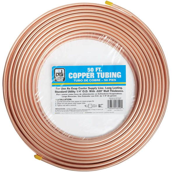 Dial 1/4 In. OD x 50 Ft. L Copper Tubing 4355