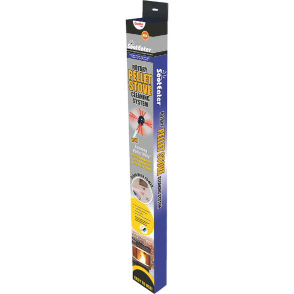 SootEater Rotary Whip Pellet Stove Pipe Cleaning System RPS204B