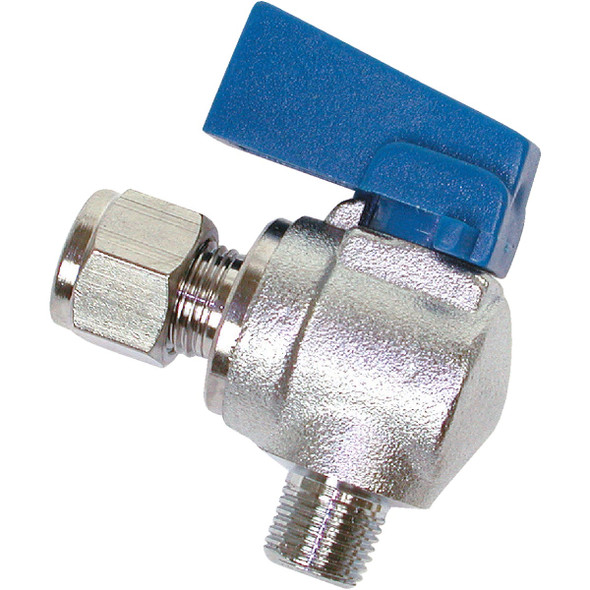 Dial 1/4 In. C X 1/8 In. MPT Angle Ball Valve 9443 Dial 1/4 In. C X 1/8 In. MPT Angle Ball Valve 9443