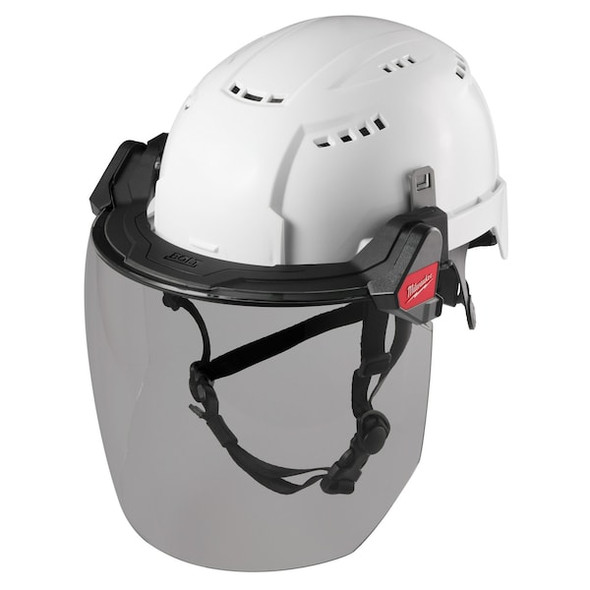 Milwaukee Tool FaceShield,AntiFog,ScrtchRsistant,Gry,PC 48-73-1425